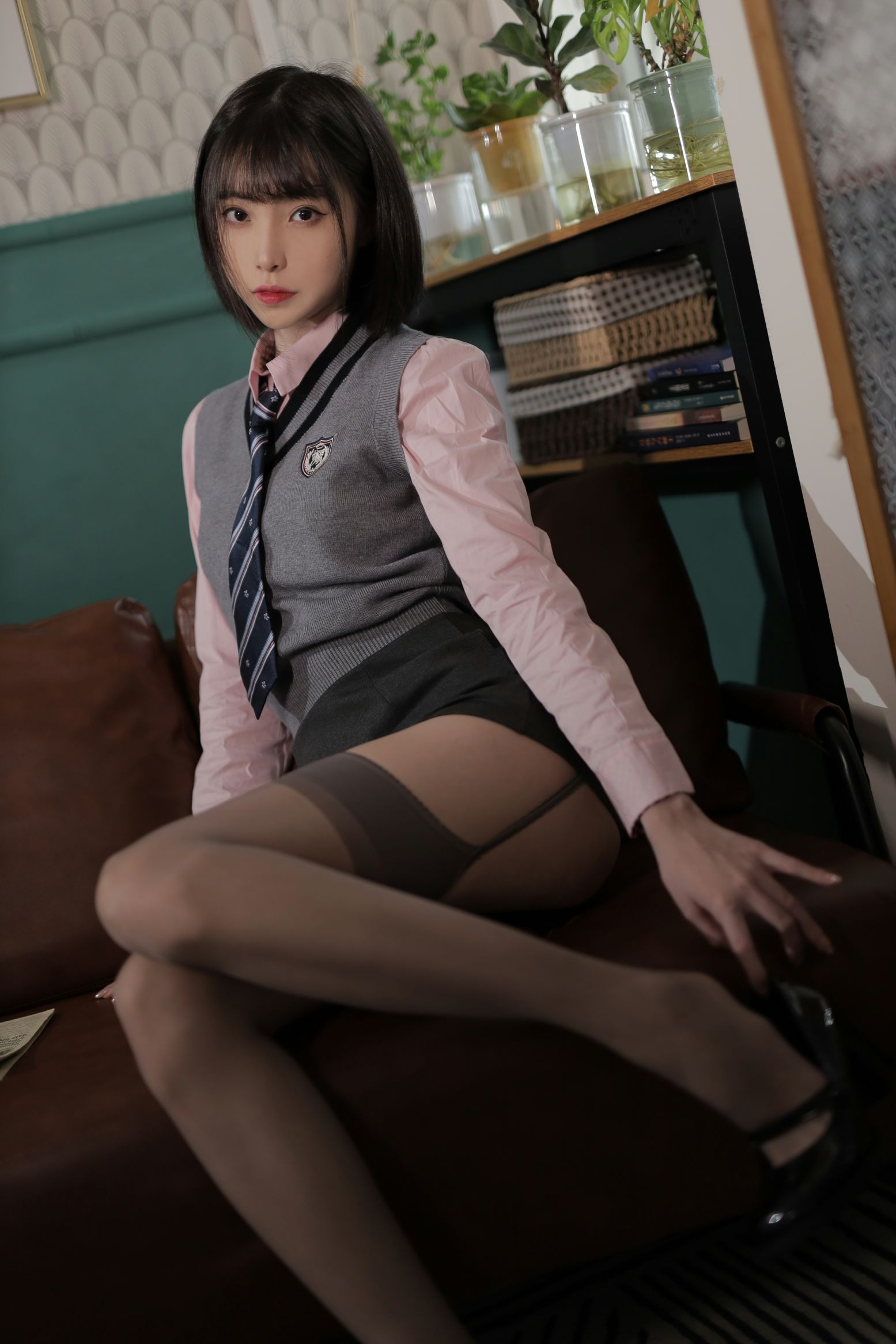 许岚 韩系制服(17)