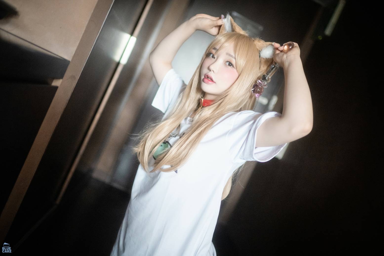 [BLUECAKE] YeEun (손예은) – Puss Puss RED.Ver + COSPLAY(74)