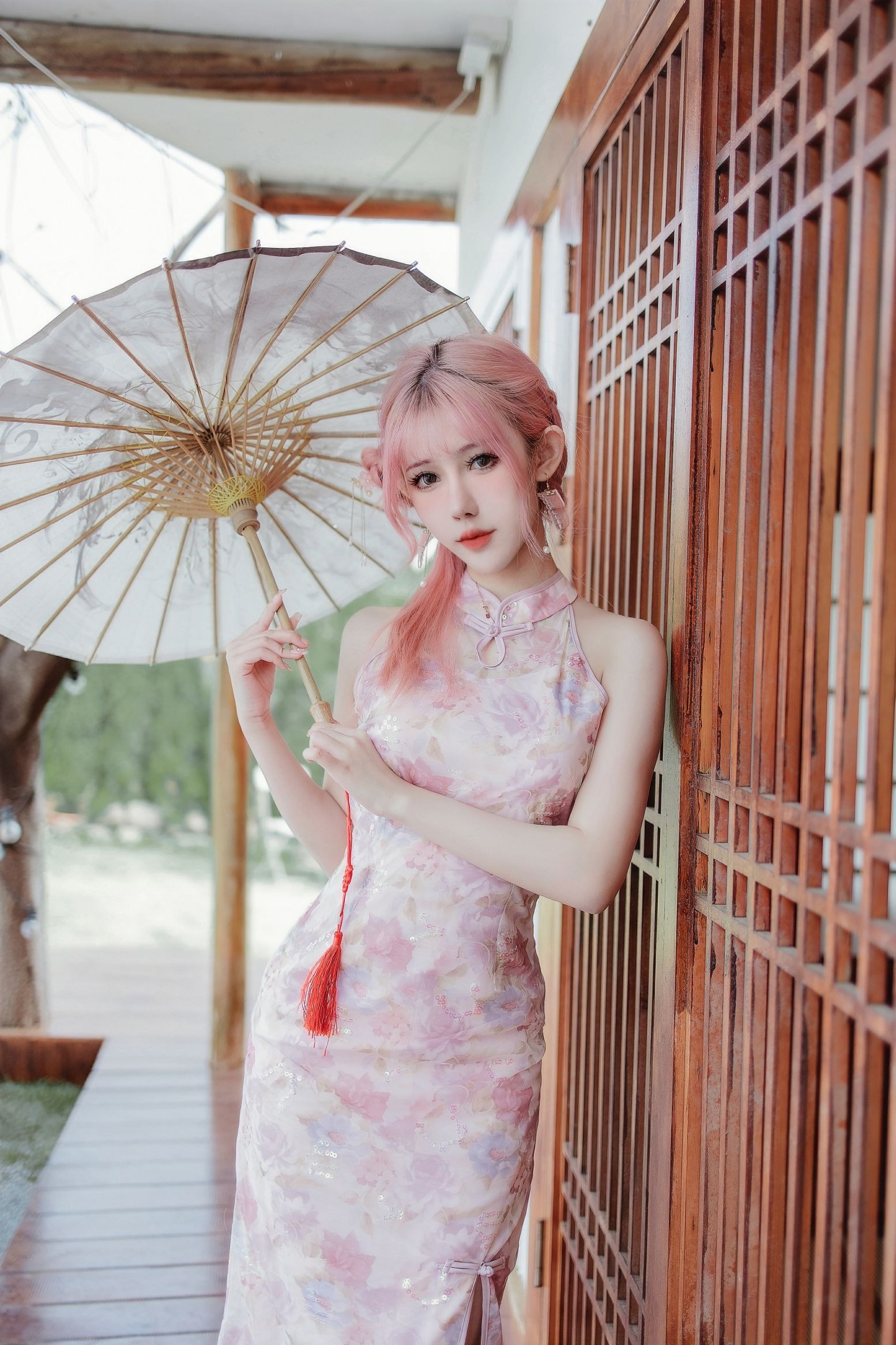 仙女月 – 粉色旗袍(14)