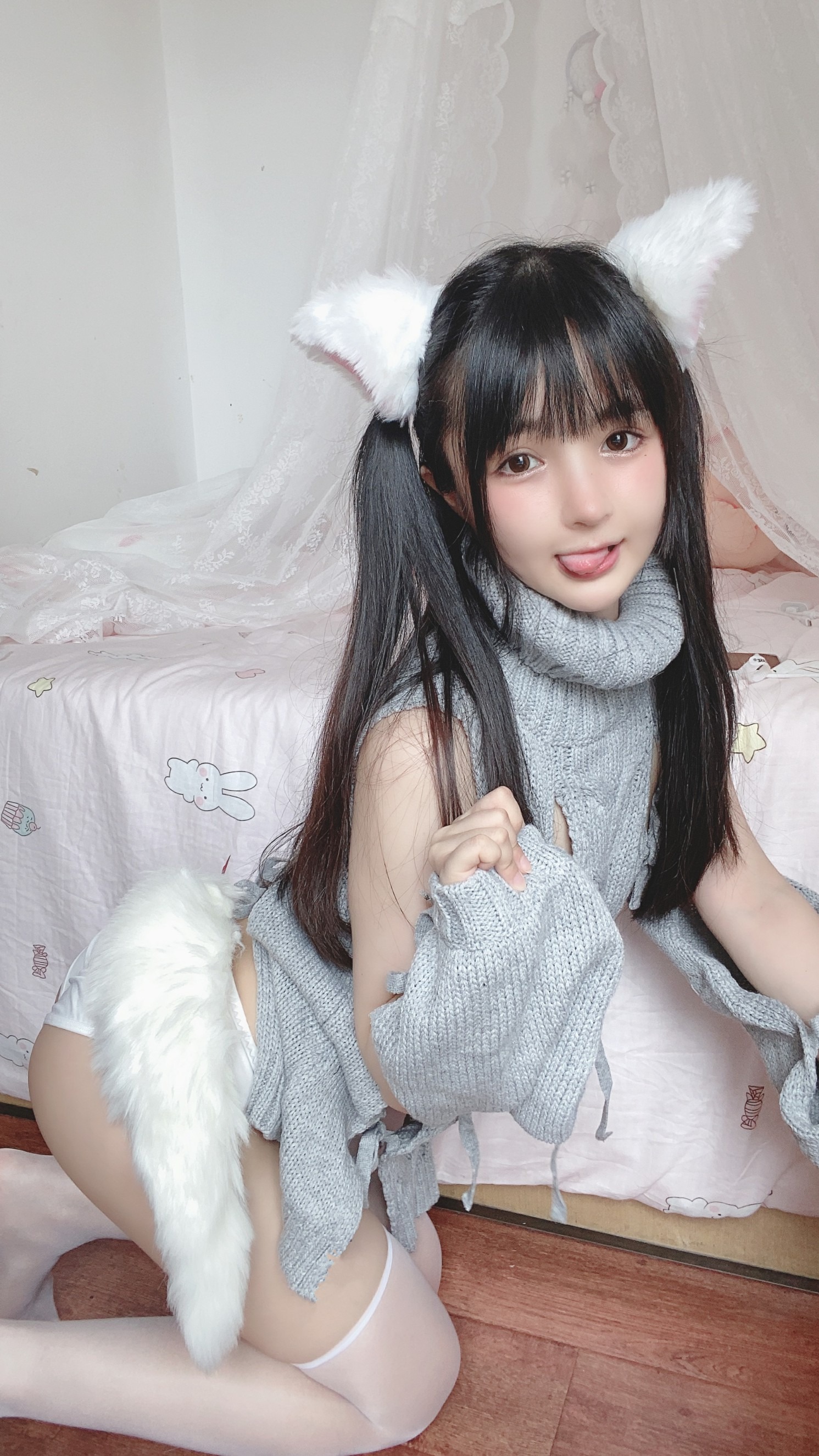 桜井宁宁 - 白い猫ちゃん(15)