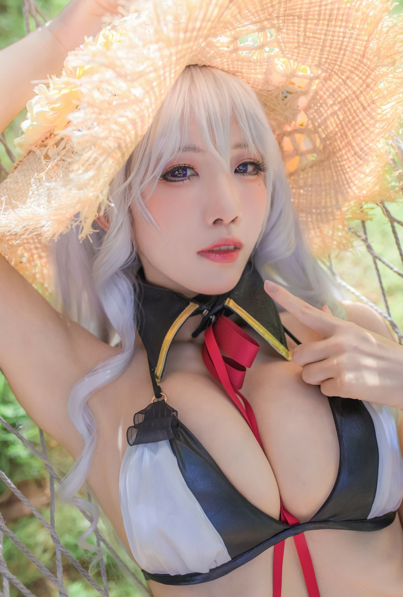 Aqua 水淼 - Algérie Swimsuit (Azur Lane)(26)