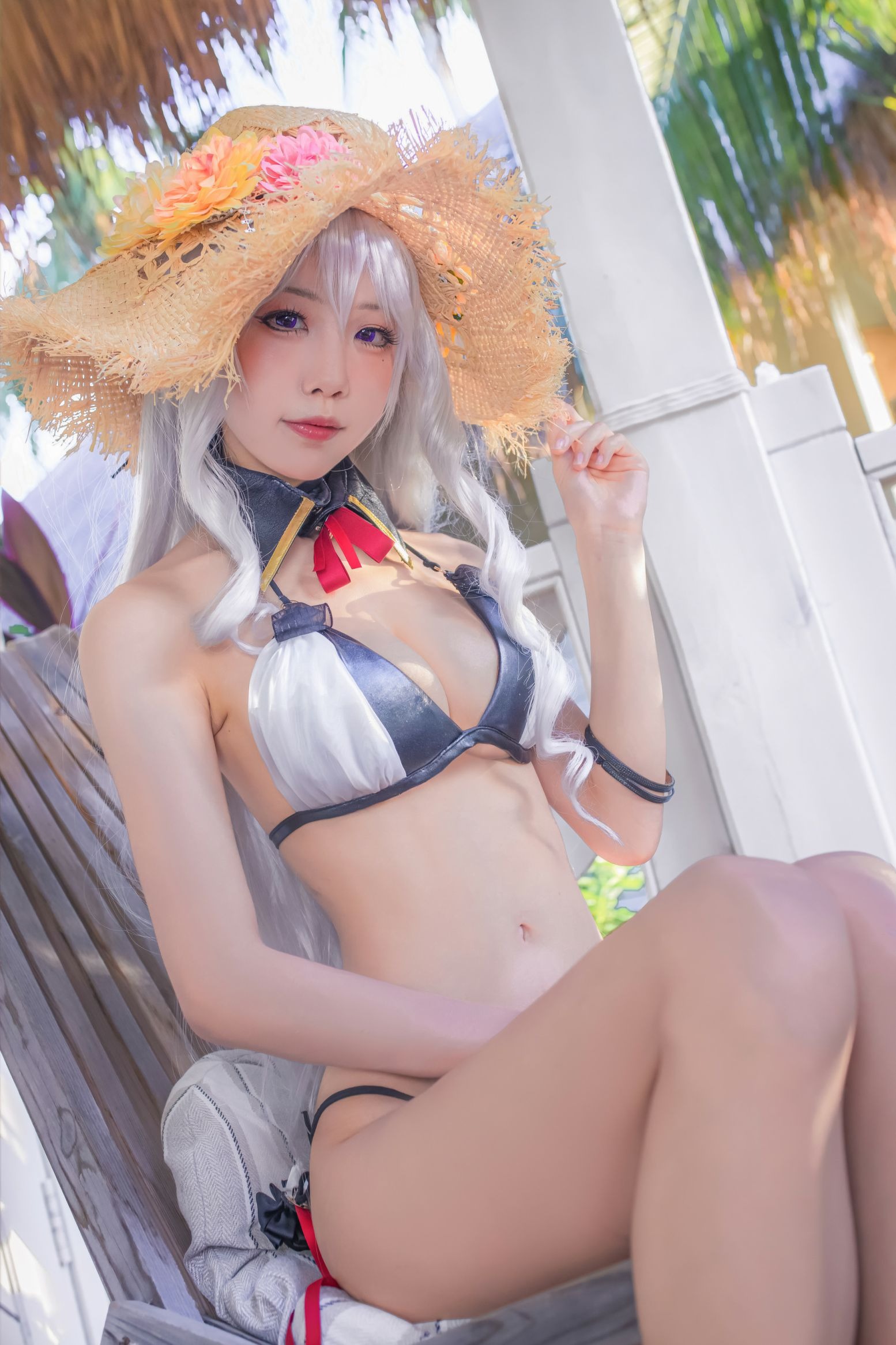 Aqua 水淼 - Algérie Swimsuit (Azur Lane)(9)