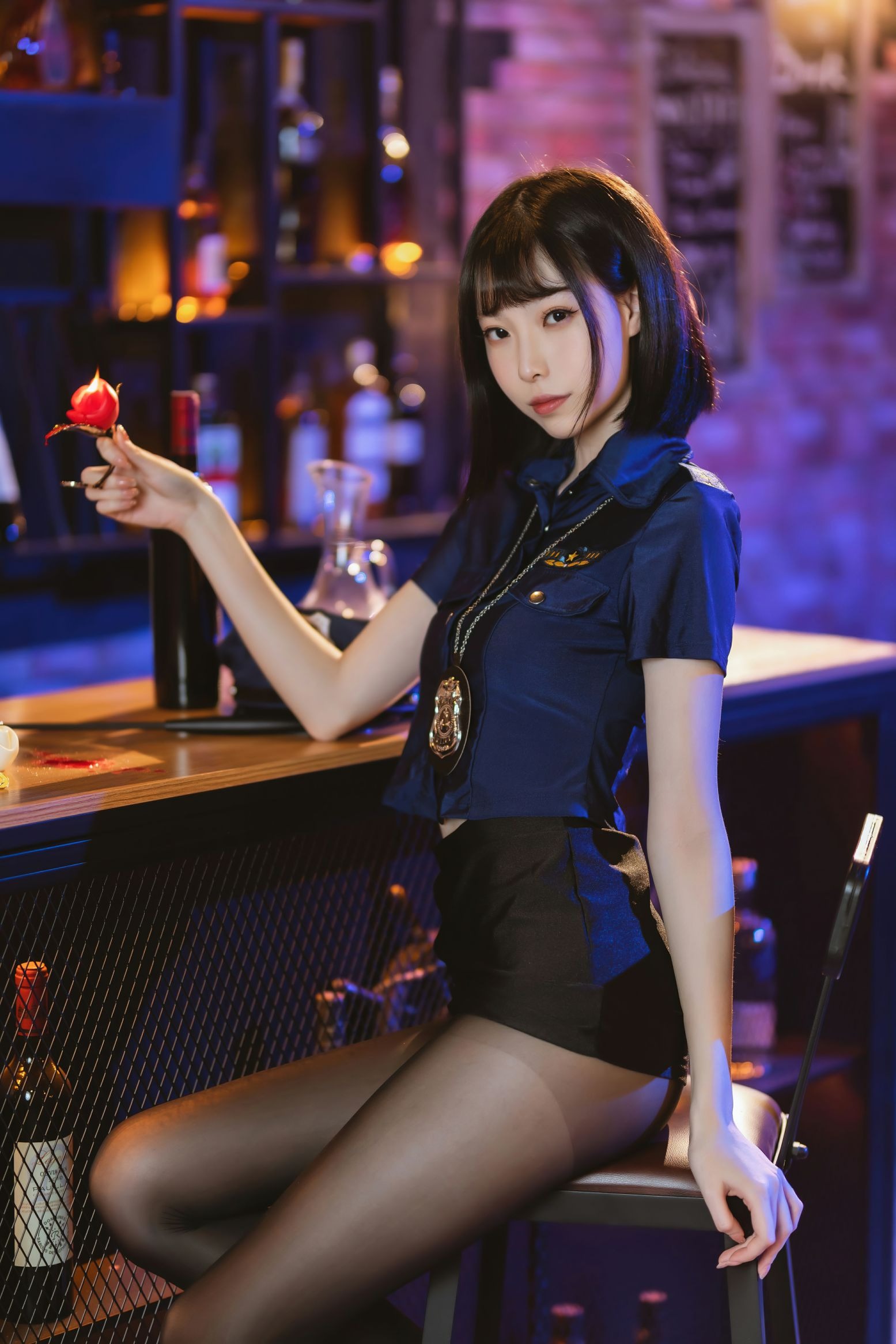 许岚LAN – 黑丝制服(20)