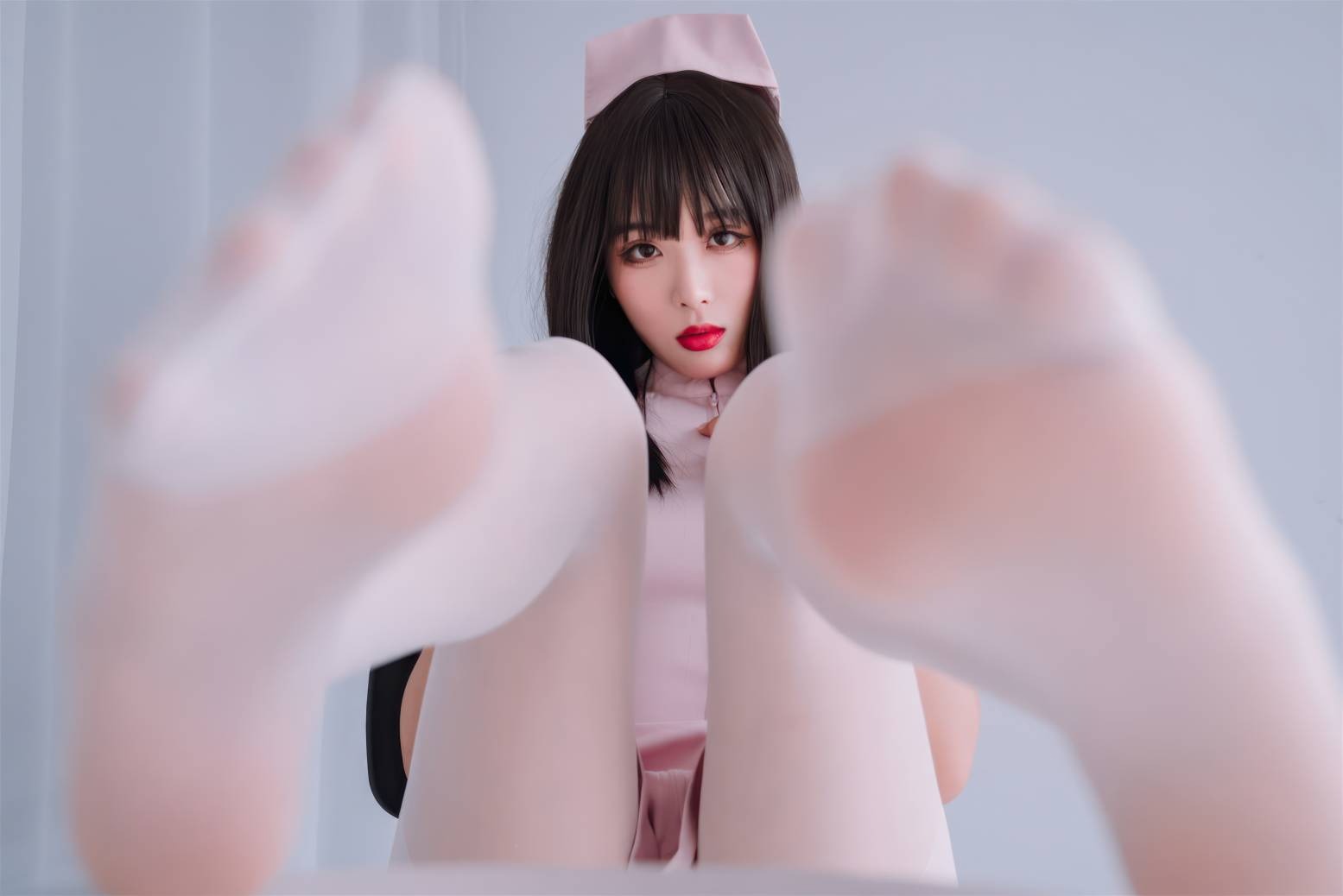 轩萧学姐 - 粉色护士(1)
