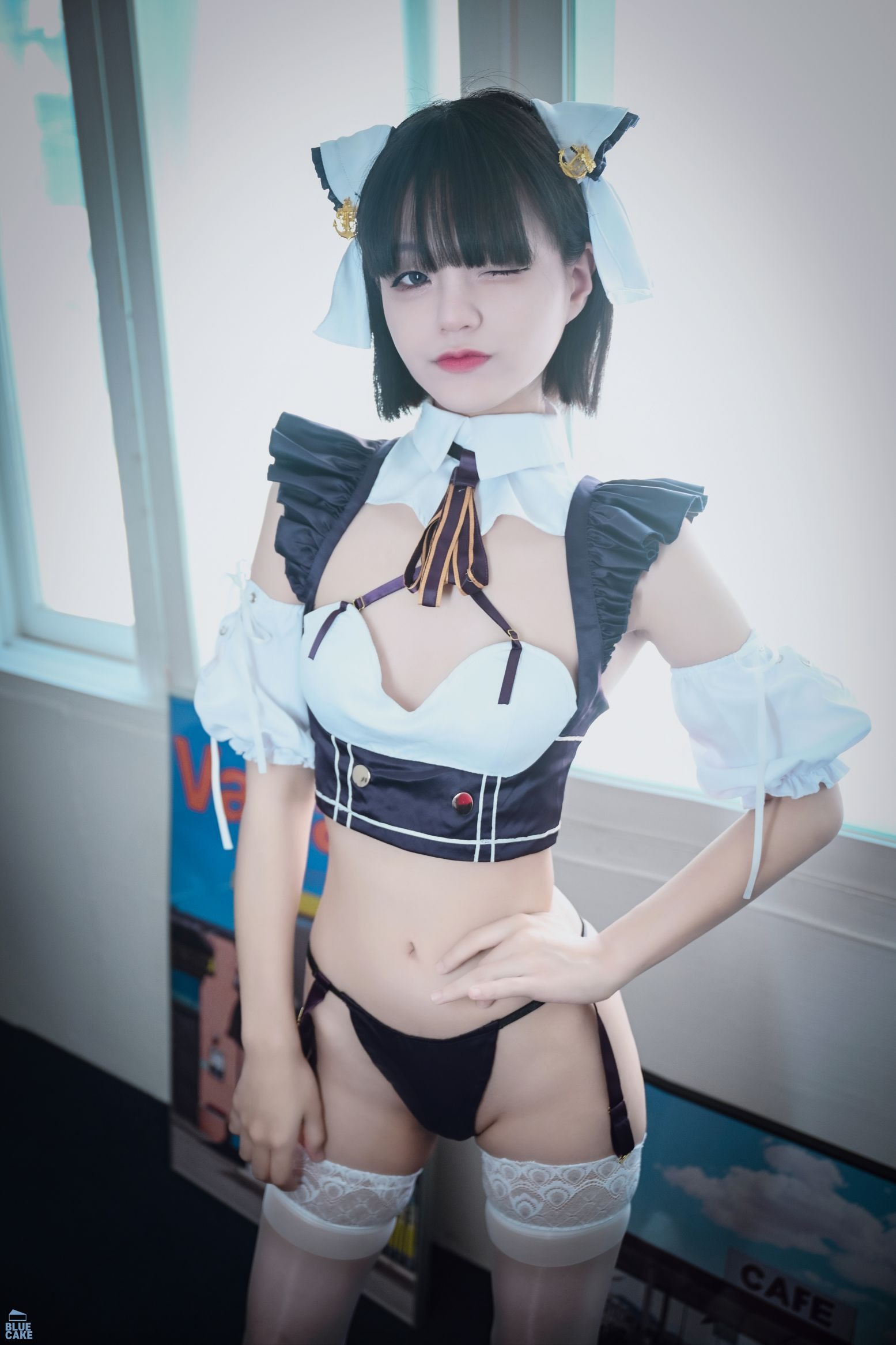 Bluecake -Jenny Maid Cosplay(9)