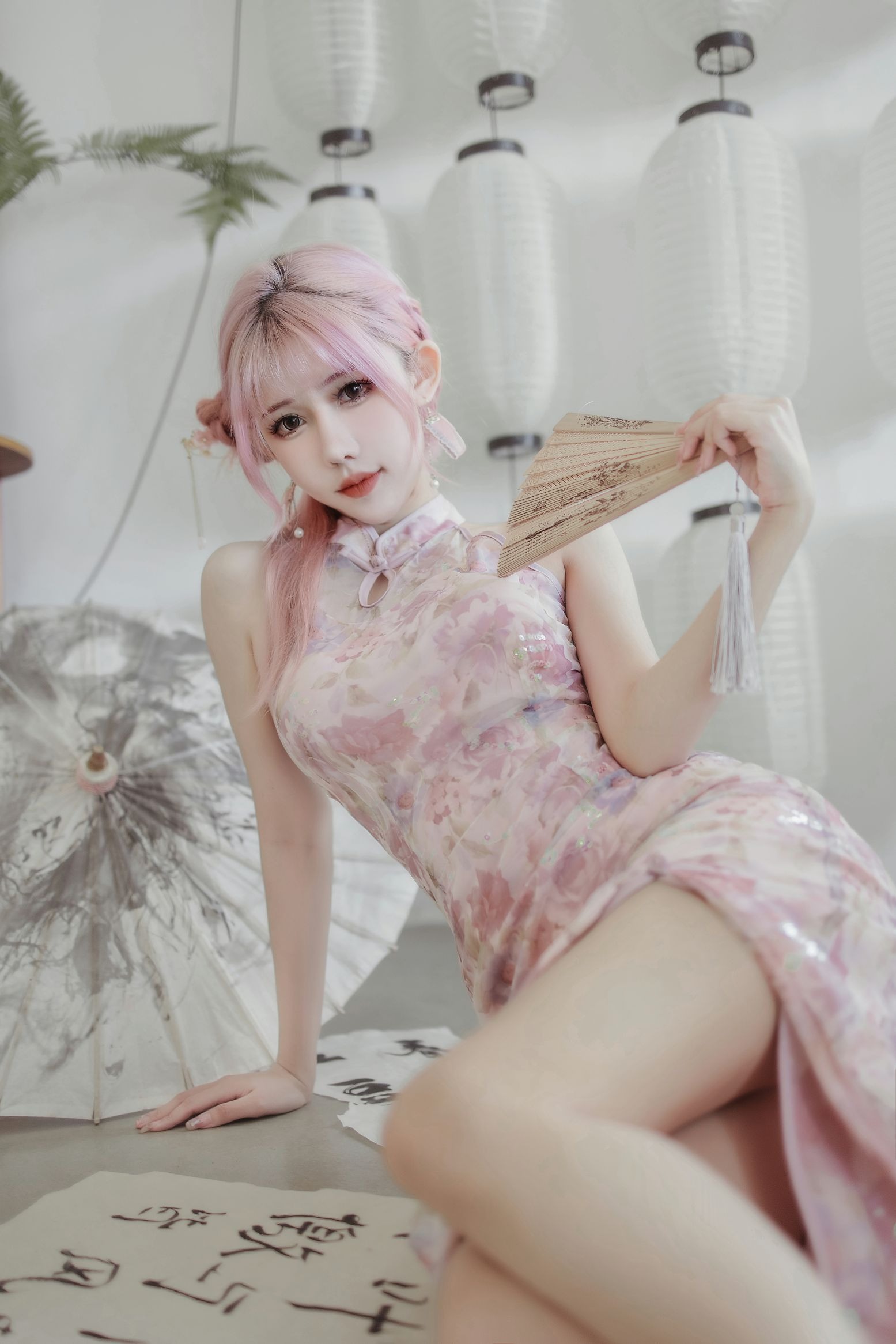 仙女月 – 粉色旗袍(19)