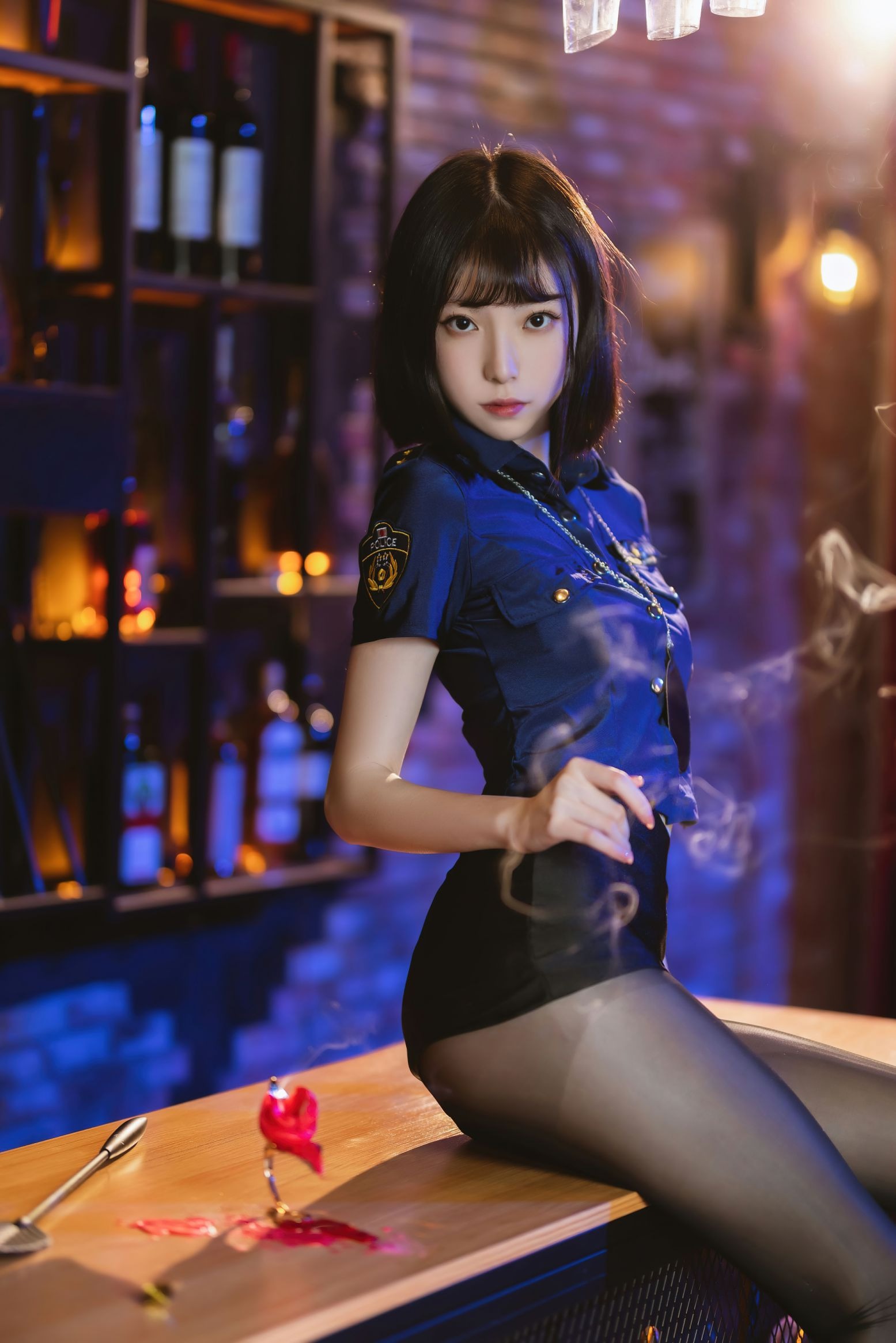 许岚LAN – 黑丝制服(1)