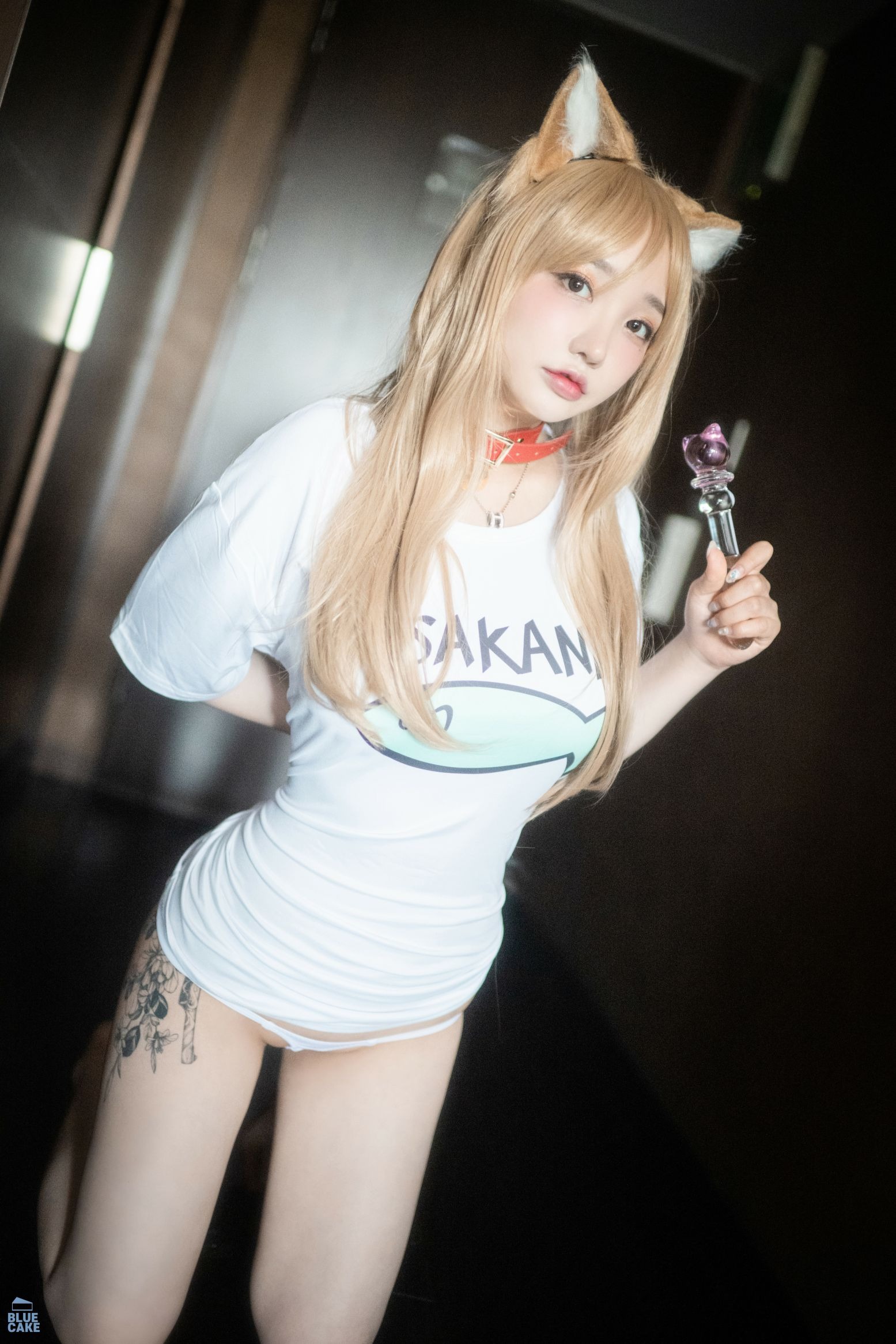 [BLUECAKE] YeEun (손예은) – Puss Puss RED.Ver + COSPLAY(56)