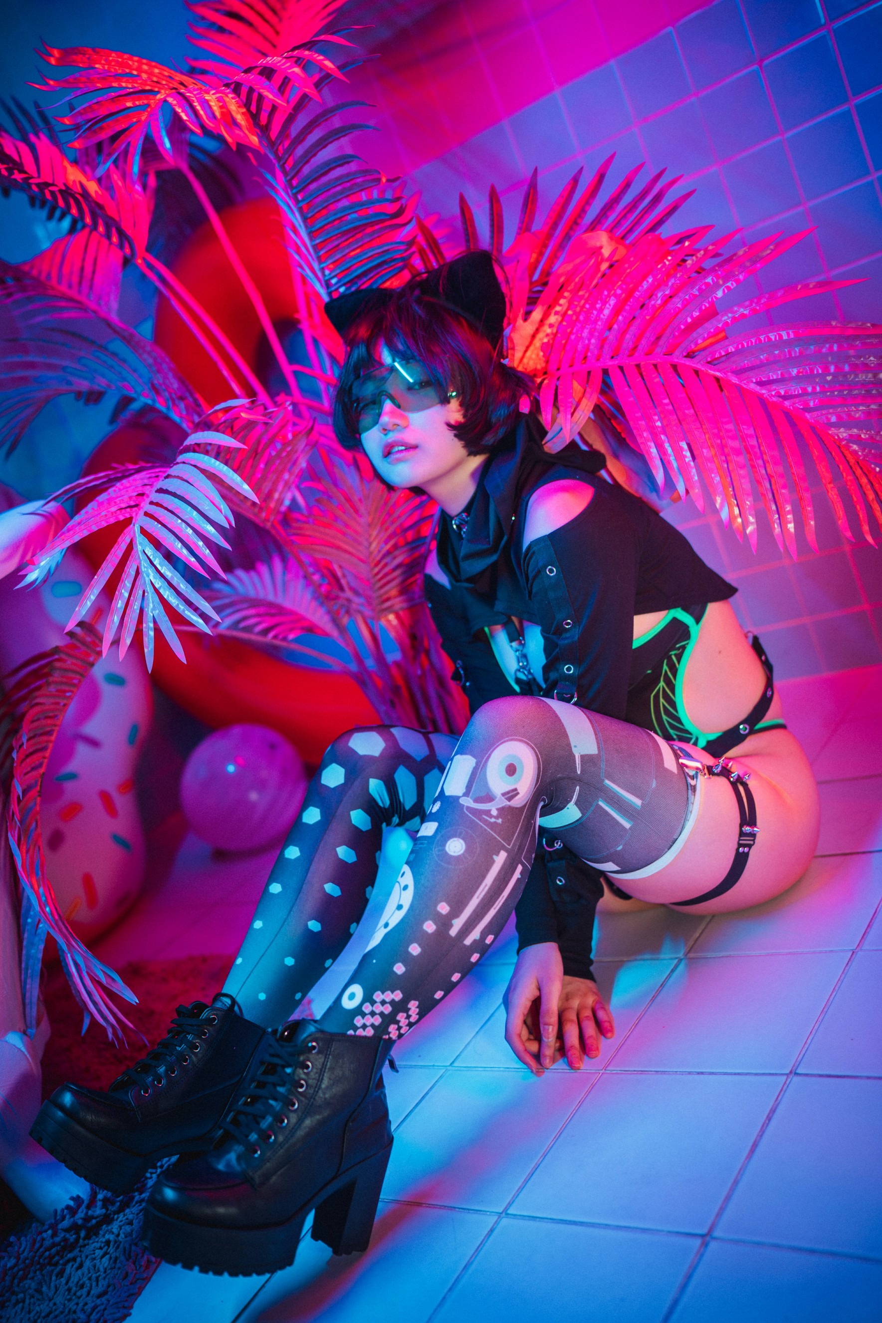 DJAWA Photo - Cyberpunk Girl - Mimmi (밈미)(27)